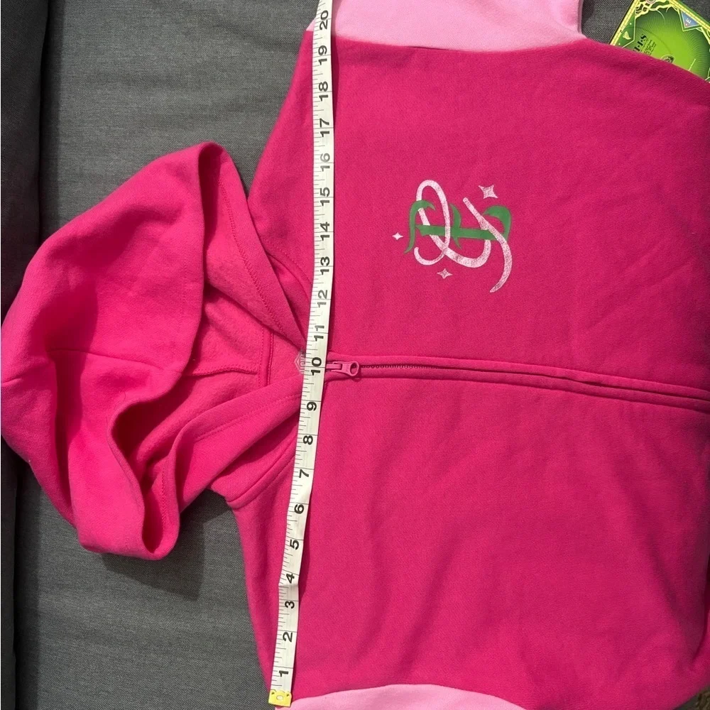 Vibrant Pink and Light Pink Kids' Hoodie